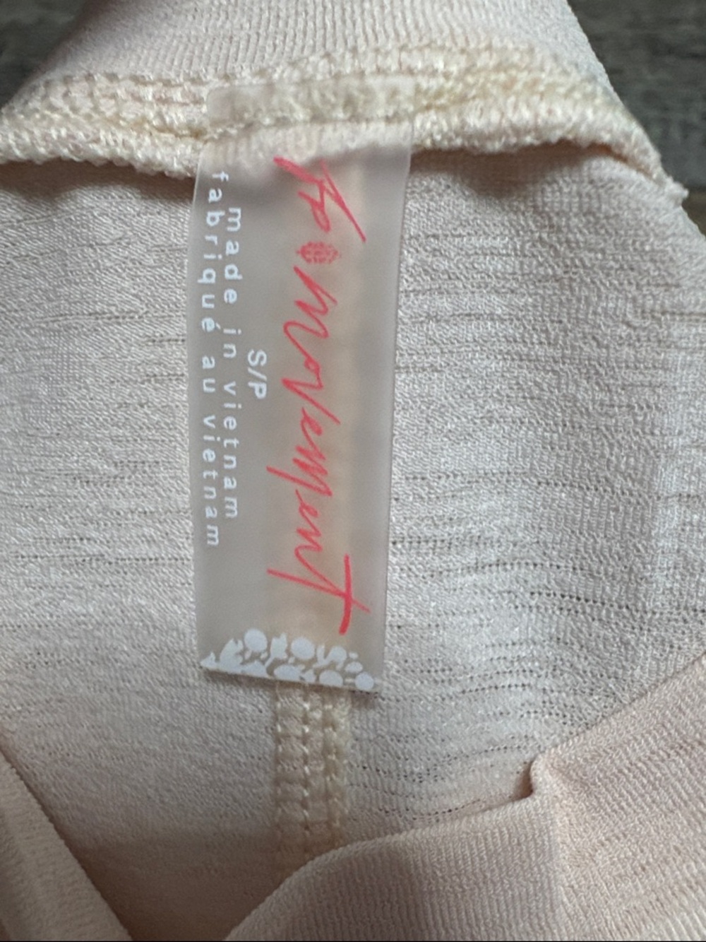 NWT FP Movement Tempo Tank Ballet Slippers Pink Small - Picture 4 of 9